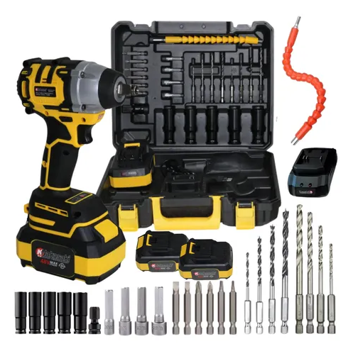 Chave De Impacto 48v Profissional Maleta 35 Peças