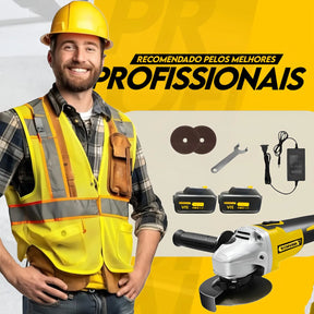 Lixadeira Angular Recarregável 21V com 2 Baterias (PROMOÇÃO)